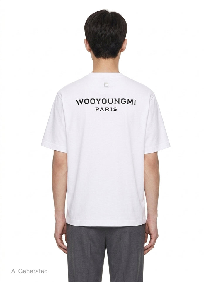 Back Logo Tee | Wooyoungmi | Club21 - back