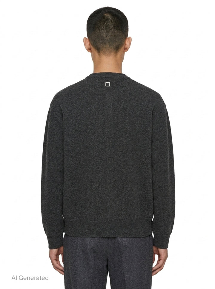 Knit Snap Button Cardigan | Wooyoungmi | Club21 - back