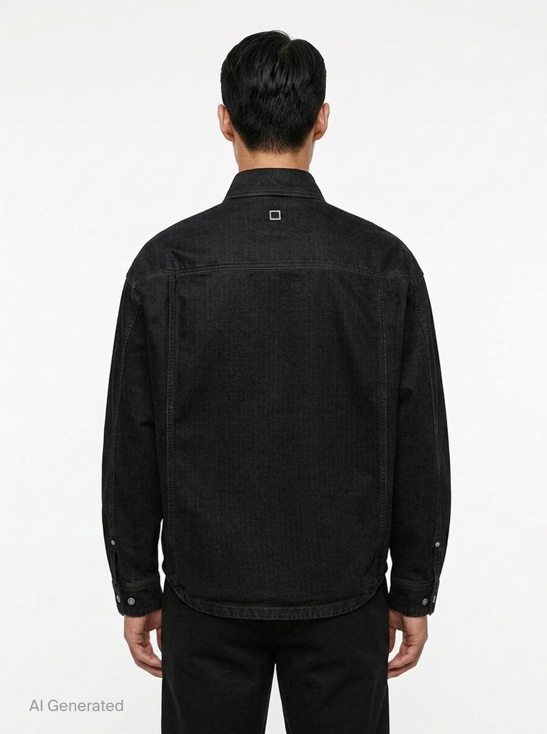 Long Sleeve Chino Shirt | Wooyoungmi | Club21 - back