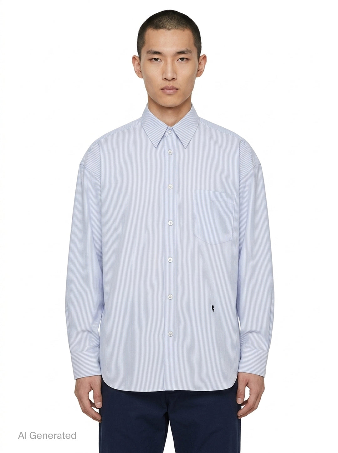 Long Sleeve Stripe Shirt | Wooyoungmi | Club21 - front