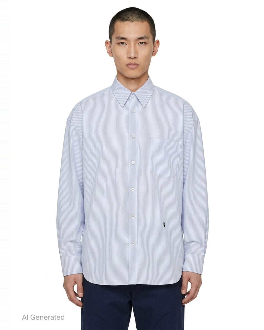 Long Sleeve Stripe Shirt | Wooyoungmi | Club21 - front