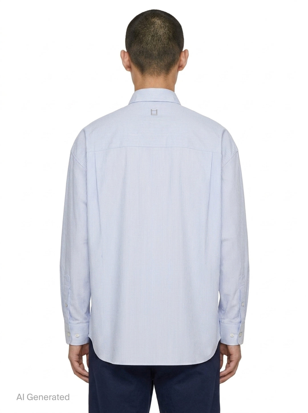 Long Sleeve Stripe Shirt | Wooyoungmi | Club21 - back