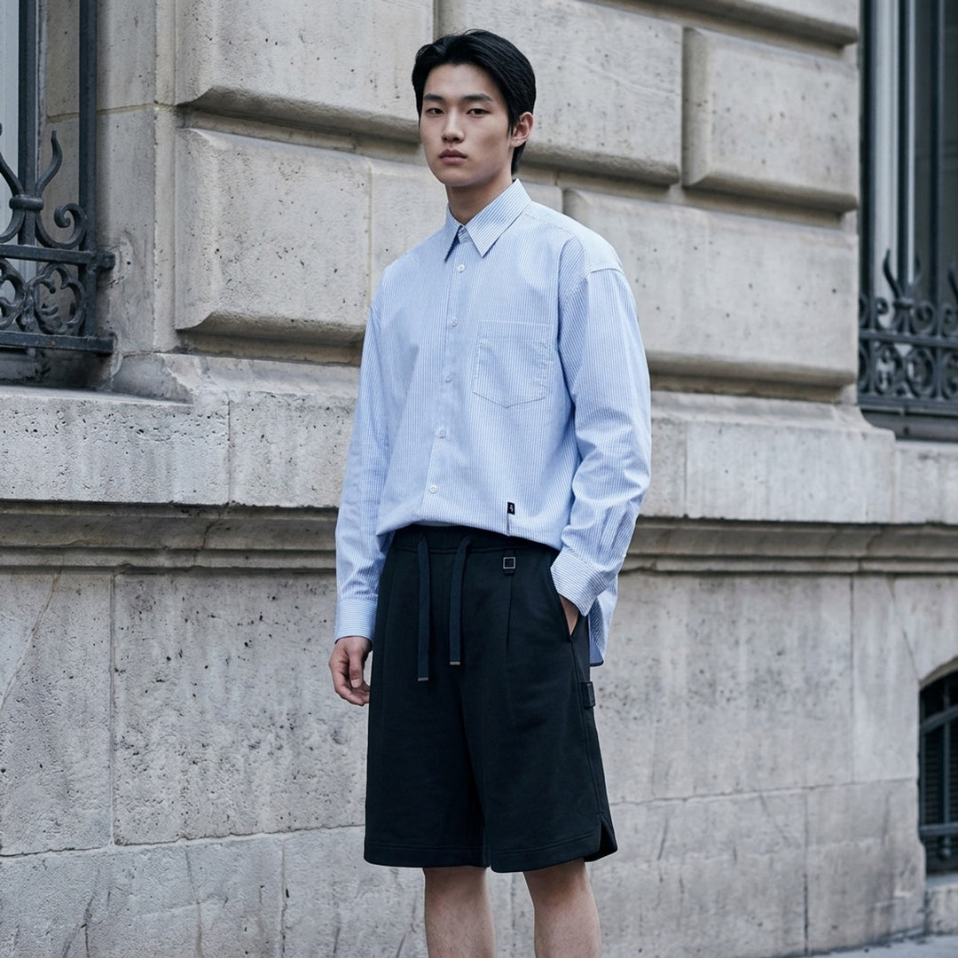 Long Sleeve Stripe Shirt | Wooyoungmi | Club21 - lifestyle