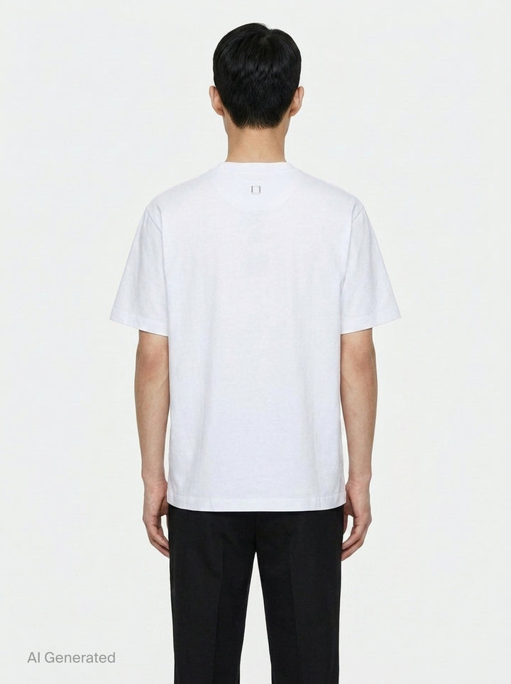 Nice Cotton Tee | Wooyoungmi | Club21 - back