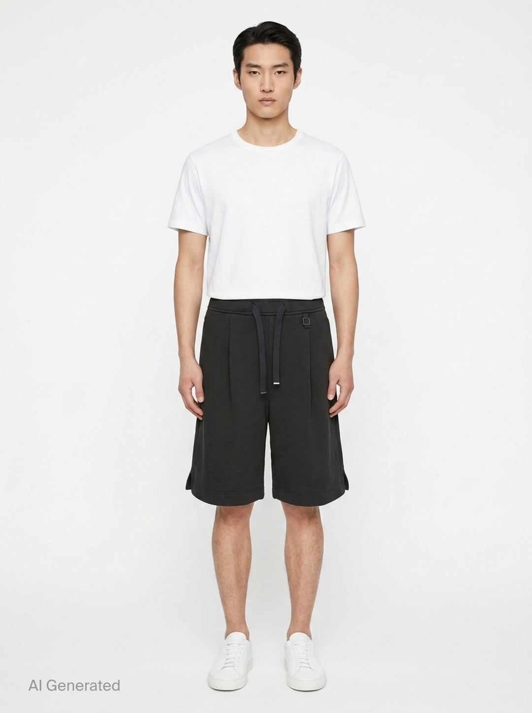 Pleated Drawstring Shorts | Wooyoungmi | Club21 - front