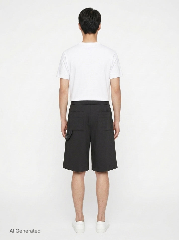 Pleated Drawstring Shorts | Wooyoungmi | Club21 - back