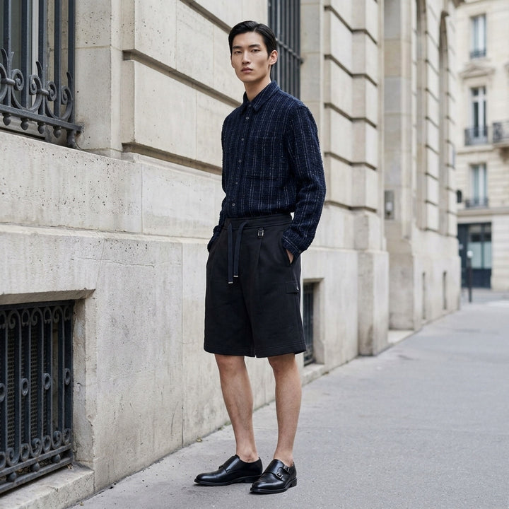 Pleated Drawstring Shorts | Wooyoungmi | Club21 - lifestyle