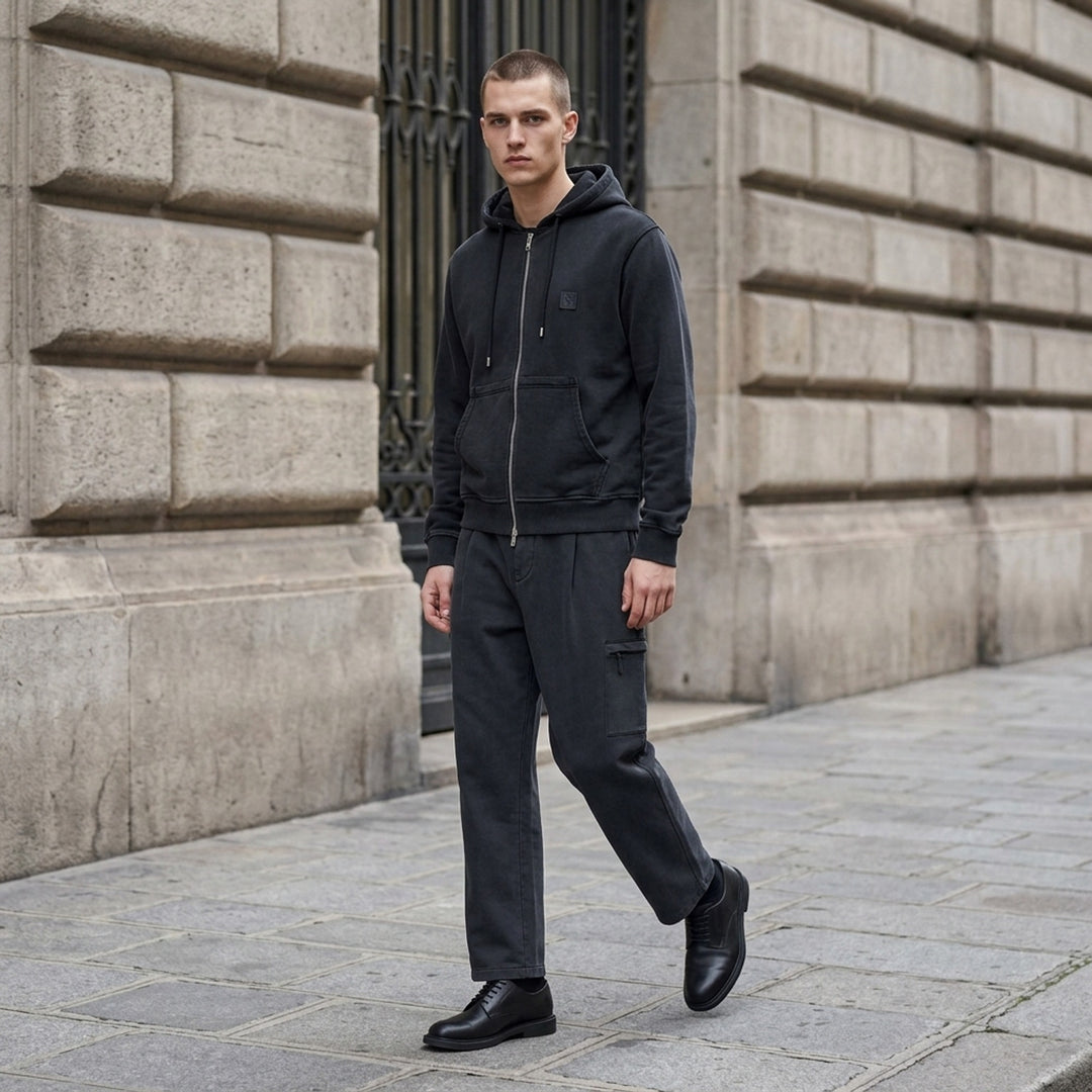 Washed Zip Up Hoodie | Wooyoungmi | Club21 - lifestyle