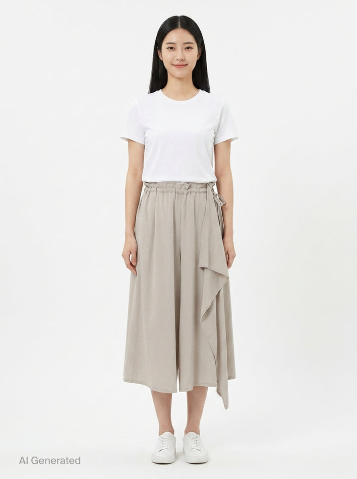 Balloon Draped Midi Skirt | Y's | Club21 - front