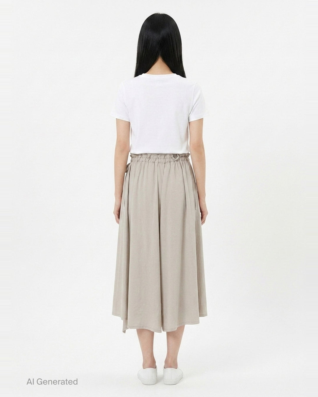 Balloon Draped Midi Skirt | Y's | Club21 - back