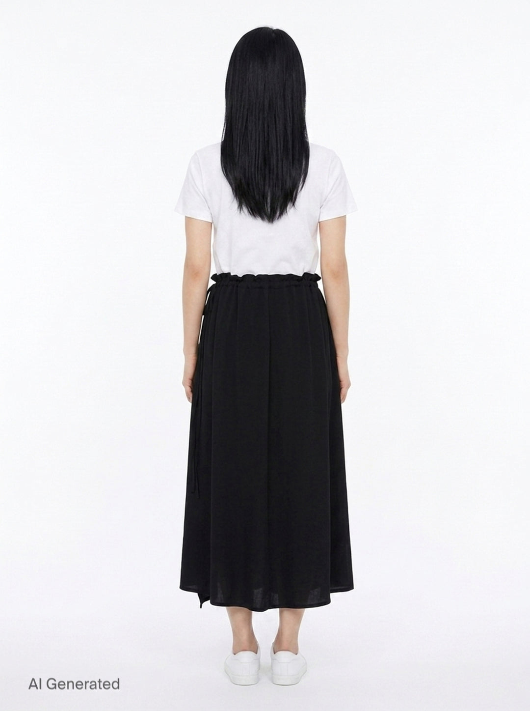 Balloon Draped Midi Skirt | Y's | Club21 - back
