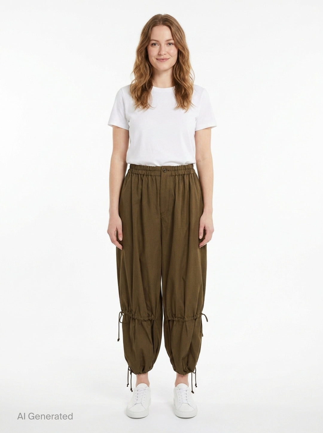 Double Gather Pants | Y's | Club21 - front