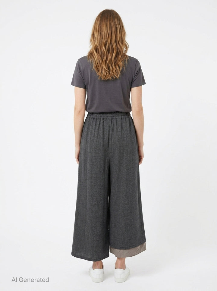 Double String Wide Pants | Y's | Club21 - back