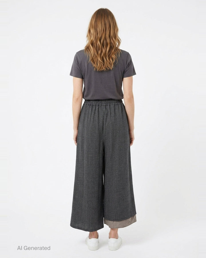 Double String Wide Pants | Y's | Club21 - back