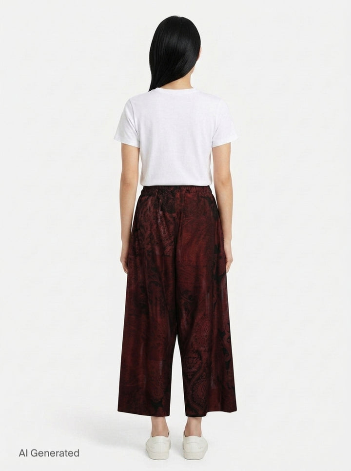 Front Tuck Wide Pants | Y's | Club21 - back