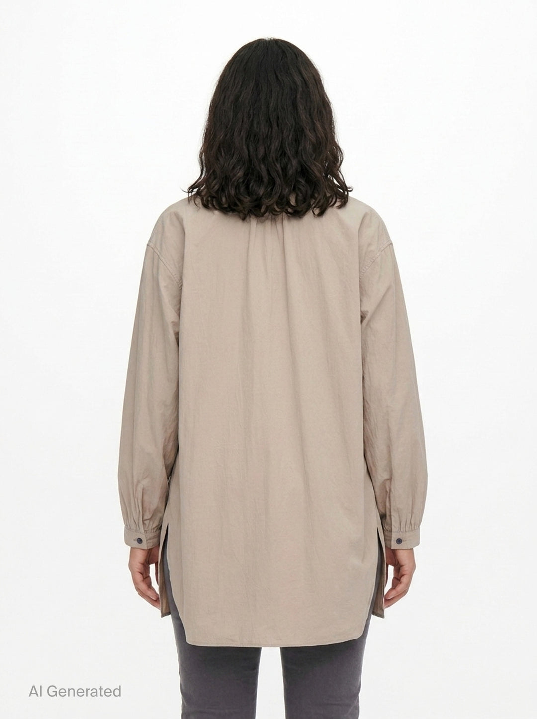 Gather Collar Hooded Coat | Y's | Club21 - back