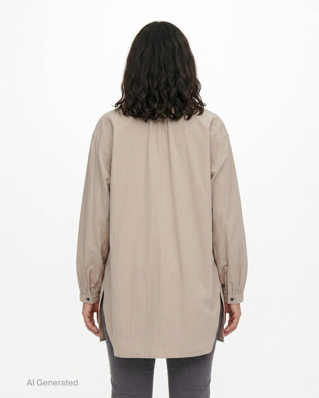 Gather Collar Hooded Coat | Y's | Club21 - back