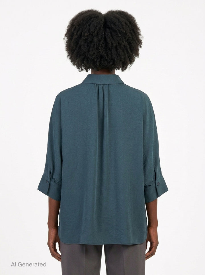 Half Sleeve Cape Shirt | Y's | Club21 - back