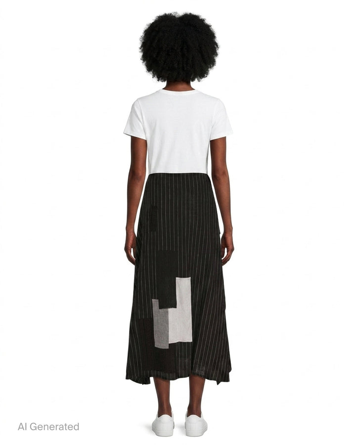 O-Wrap Flare Skirt | Y's | Club21 - back