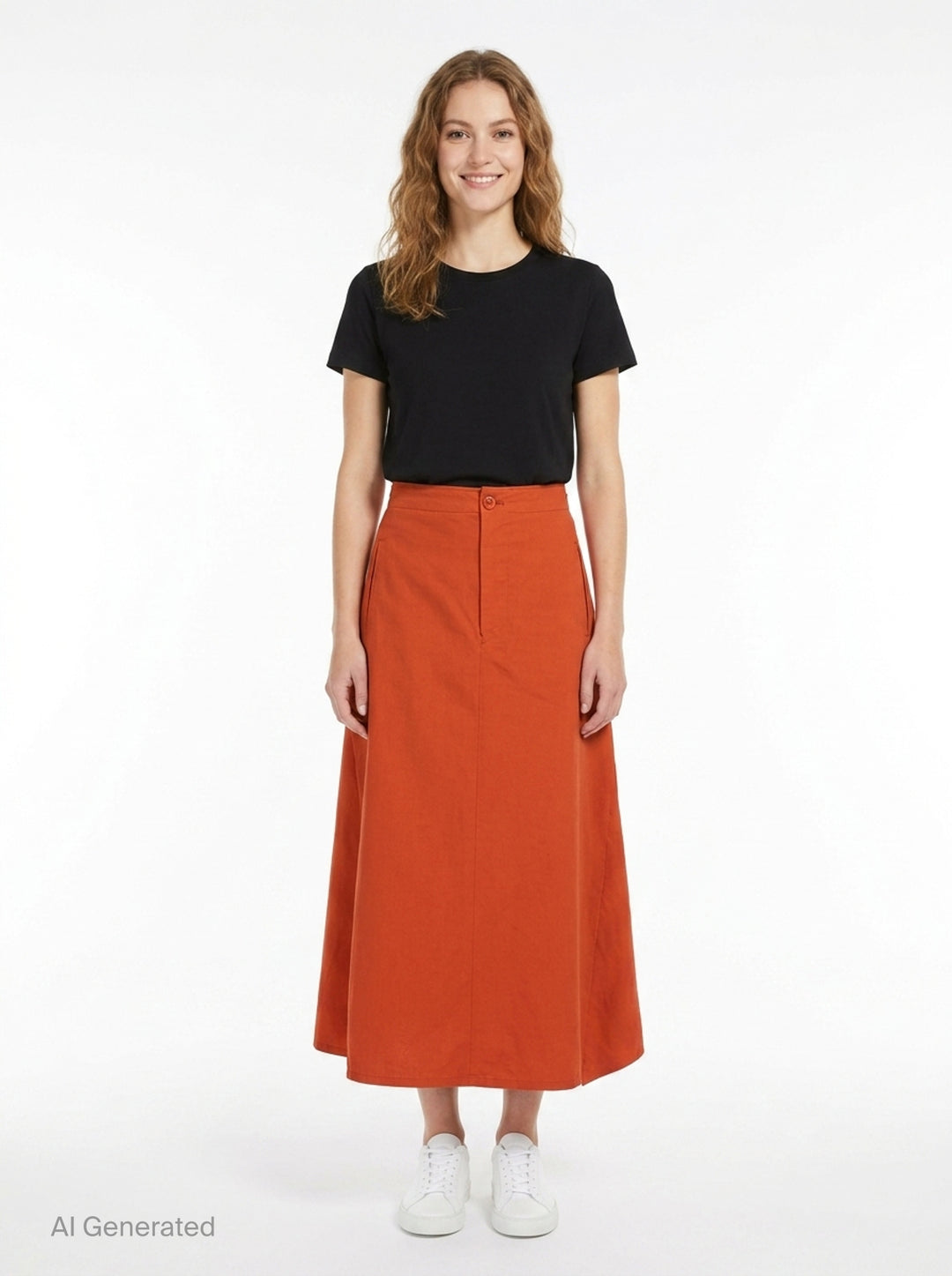 Panel Flare Midi Skirt | Y's | Club21 - front
