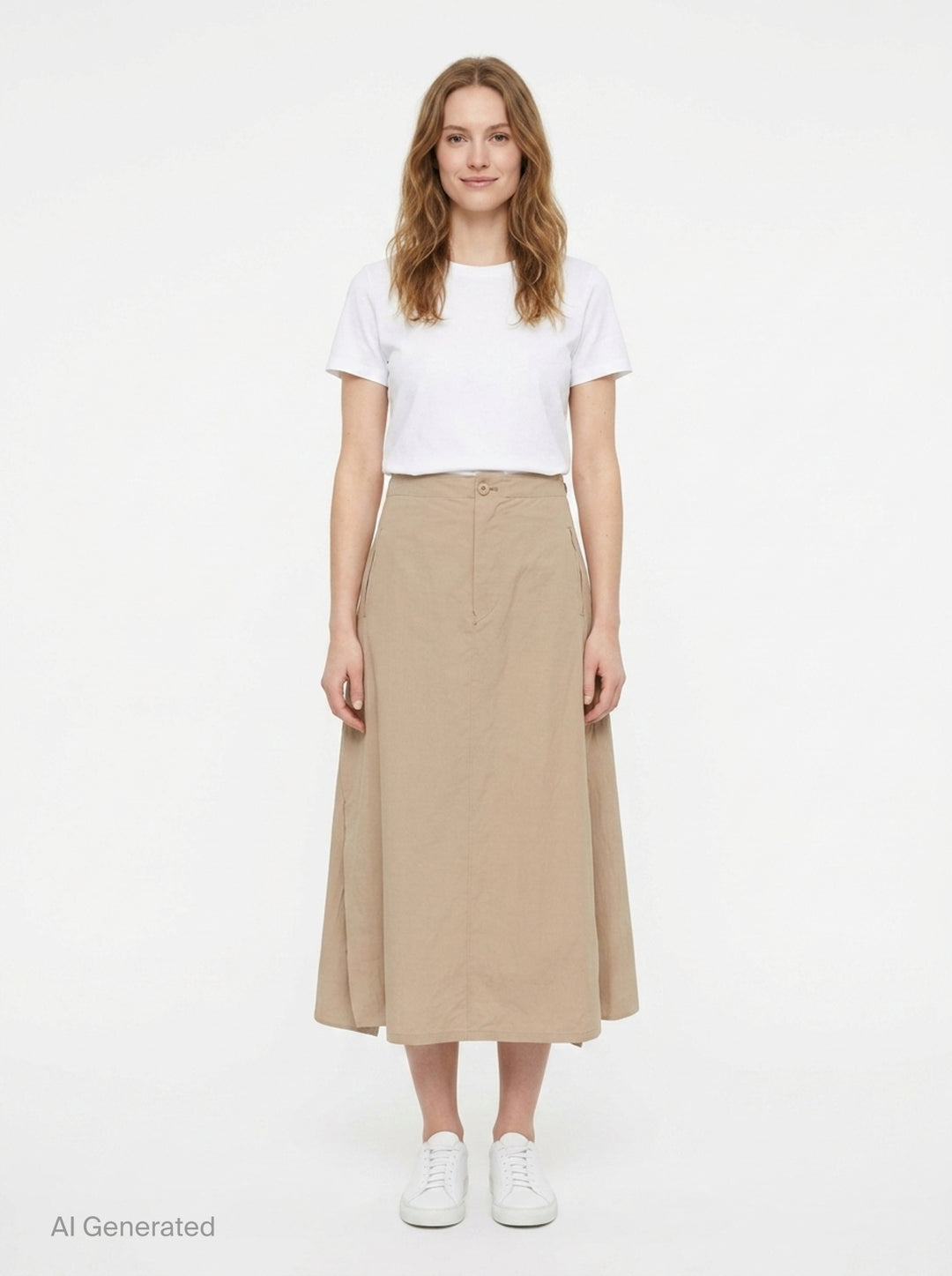 Panel Flare Midi Skirt | Y's | Club21 - front