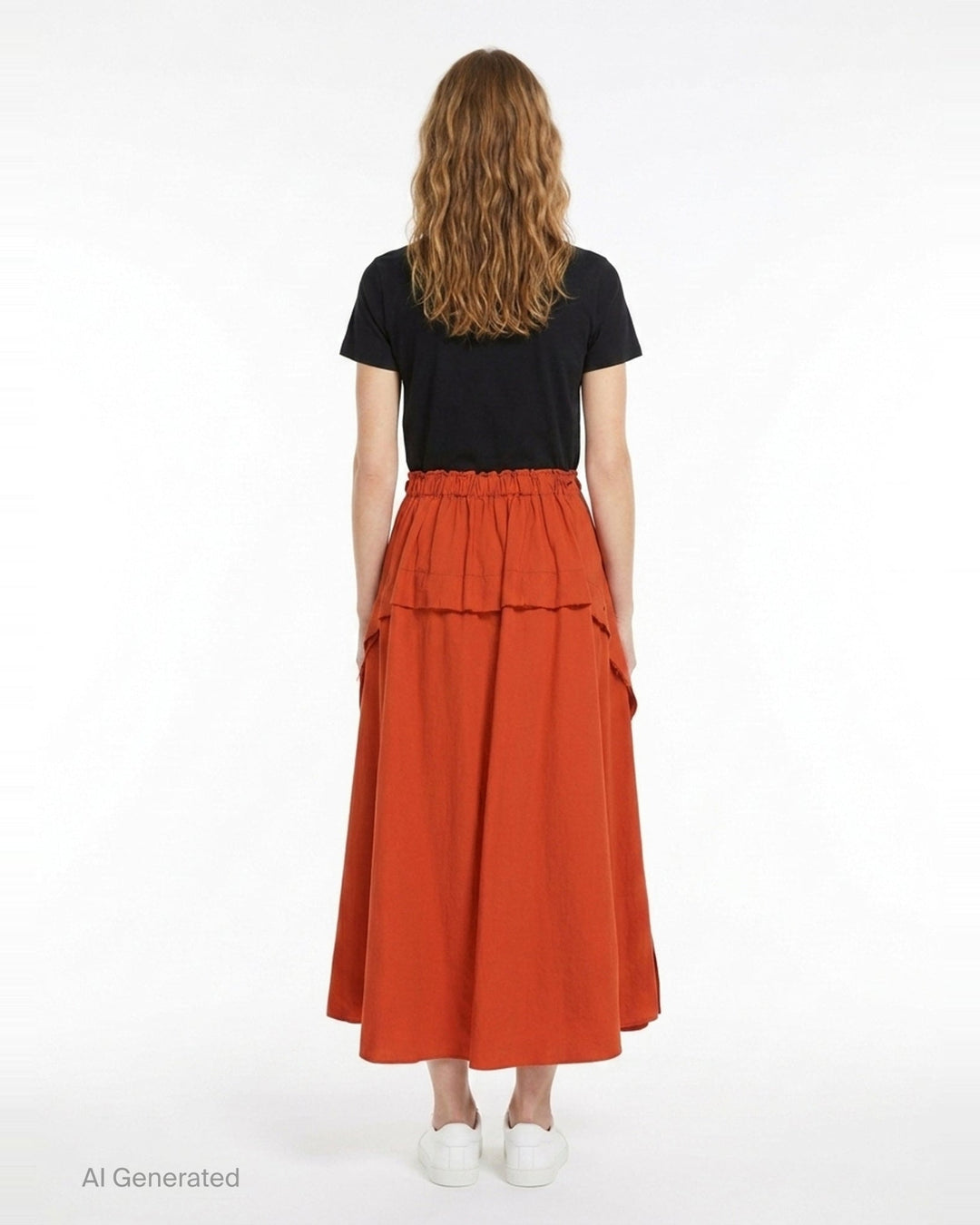 Panel Flare Midi Skirt | Y's | Club21 - back