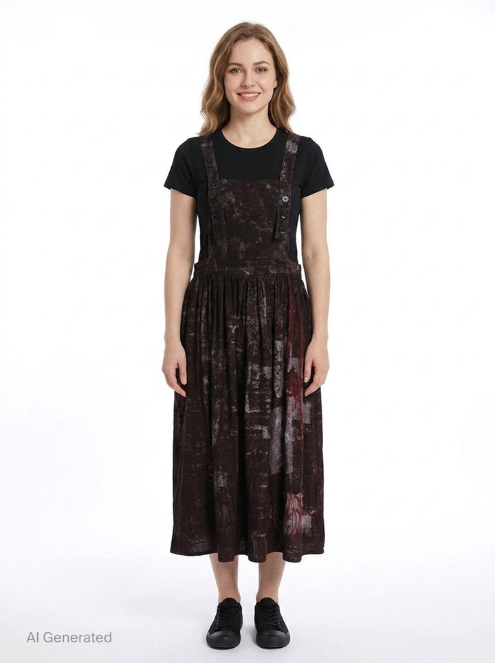 Shoulder Strap Gather Skirt | Y's | Club21 - front