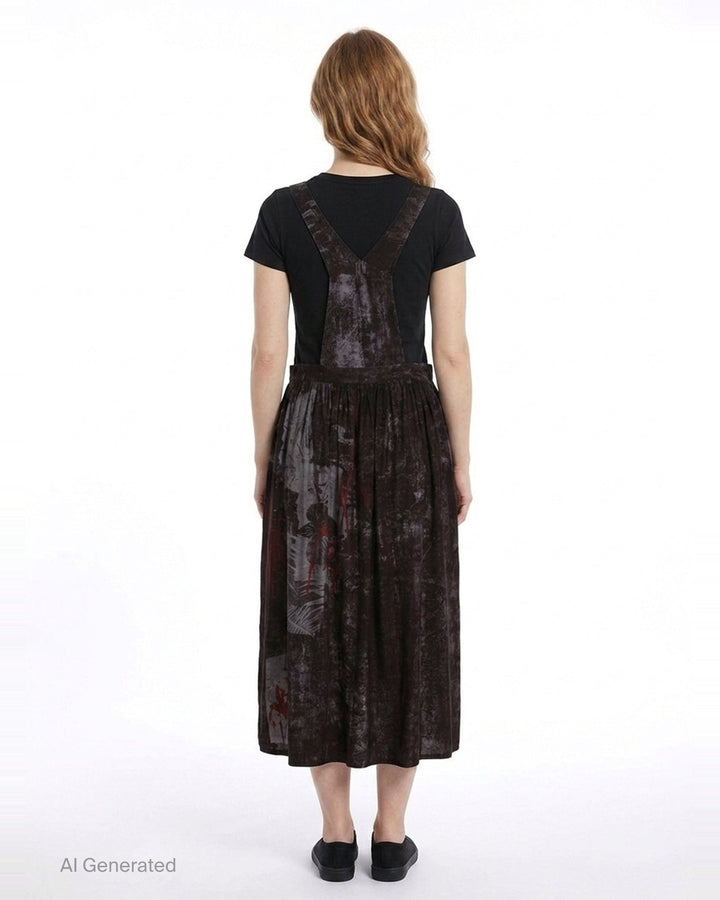 Shoulder Strap Gather Skirt | Y's | Club21 - back