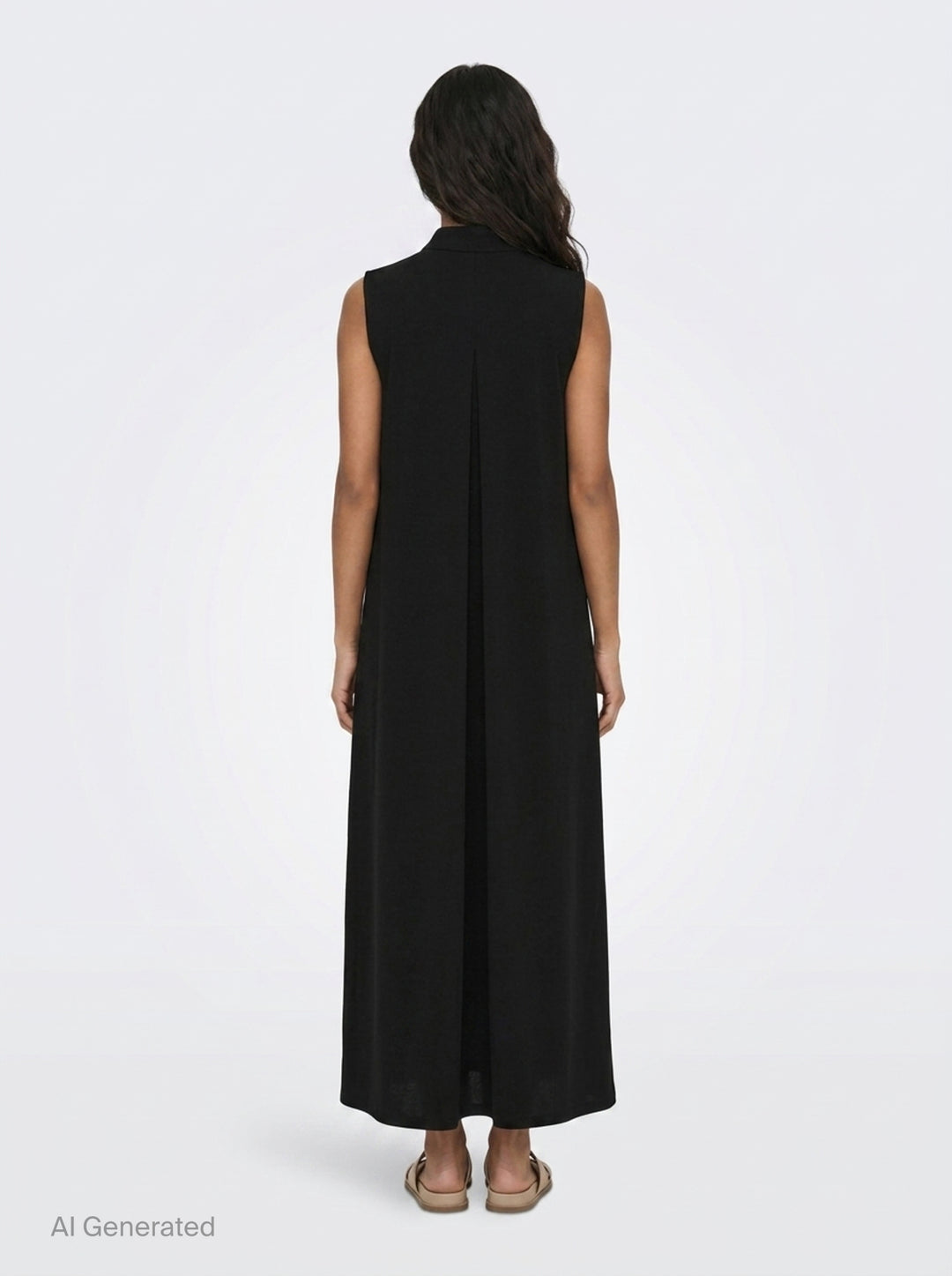 Sleeveless Stand Collar Dress | Y's | Club21 - back
