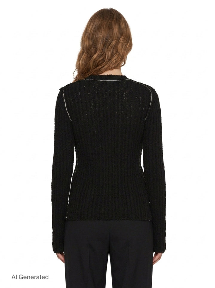 Tight Asymmetry Cardigan | Y's | Club21 - back