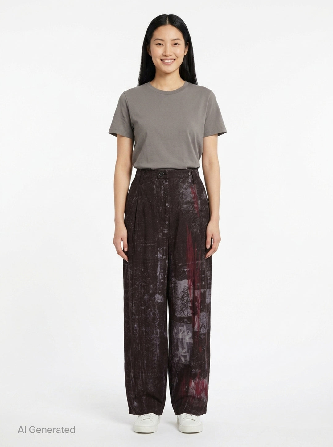 Tuck Loose Wide Pants | Y's | Club21 - front