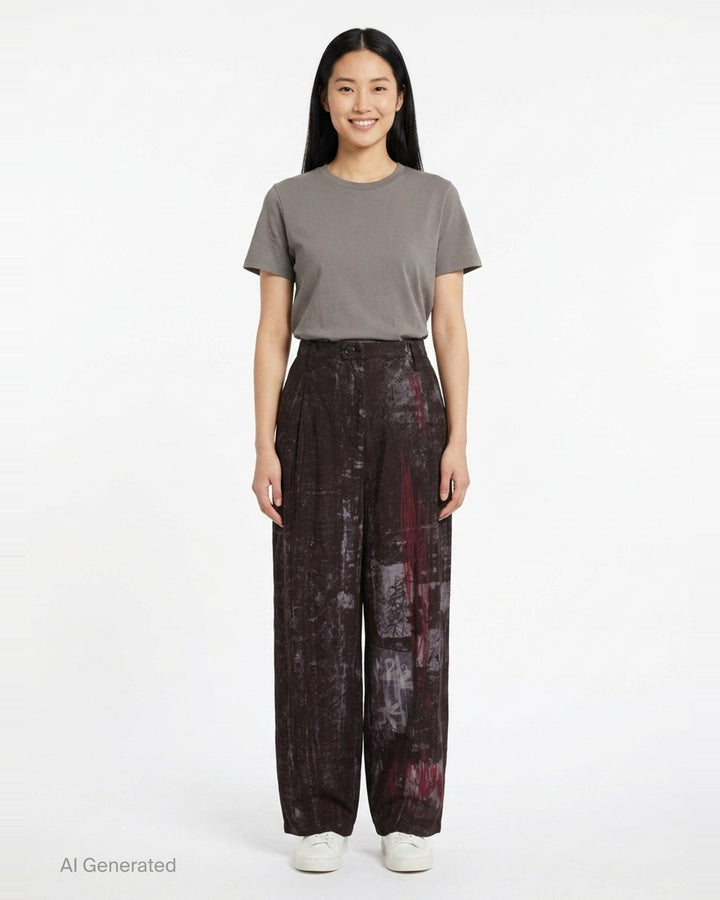 Tuck Loose Wide Pants | Y's | Club21 - front