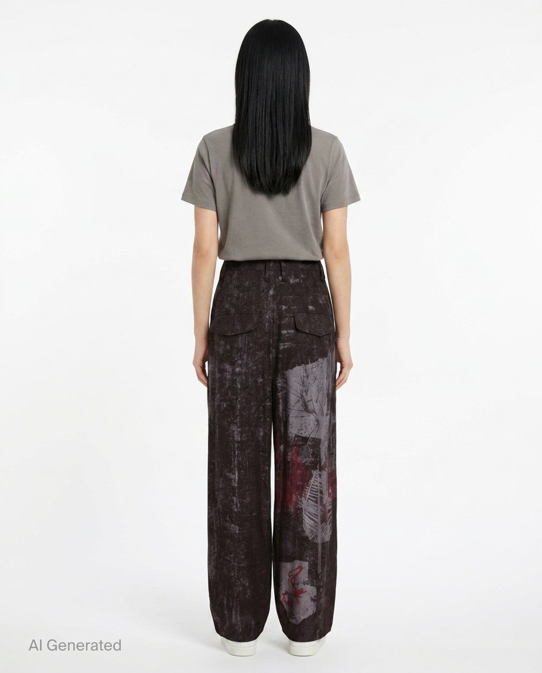 Tuck Loose Wide Pants | Y's | Club21 - back