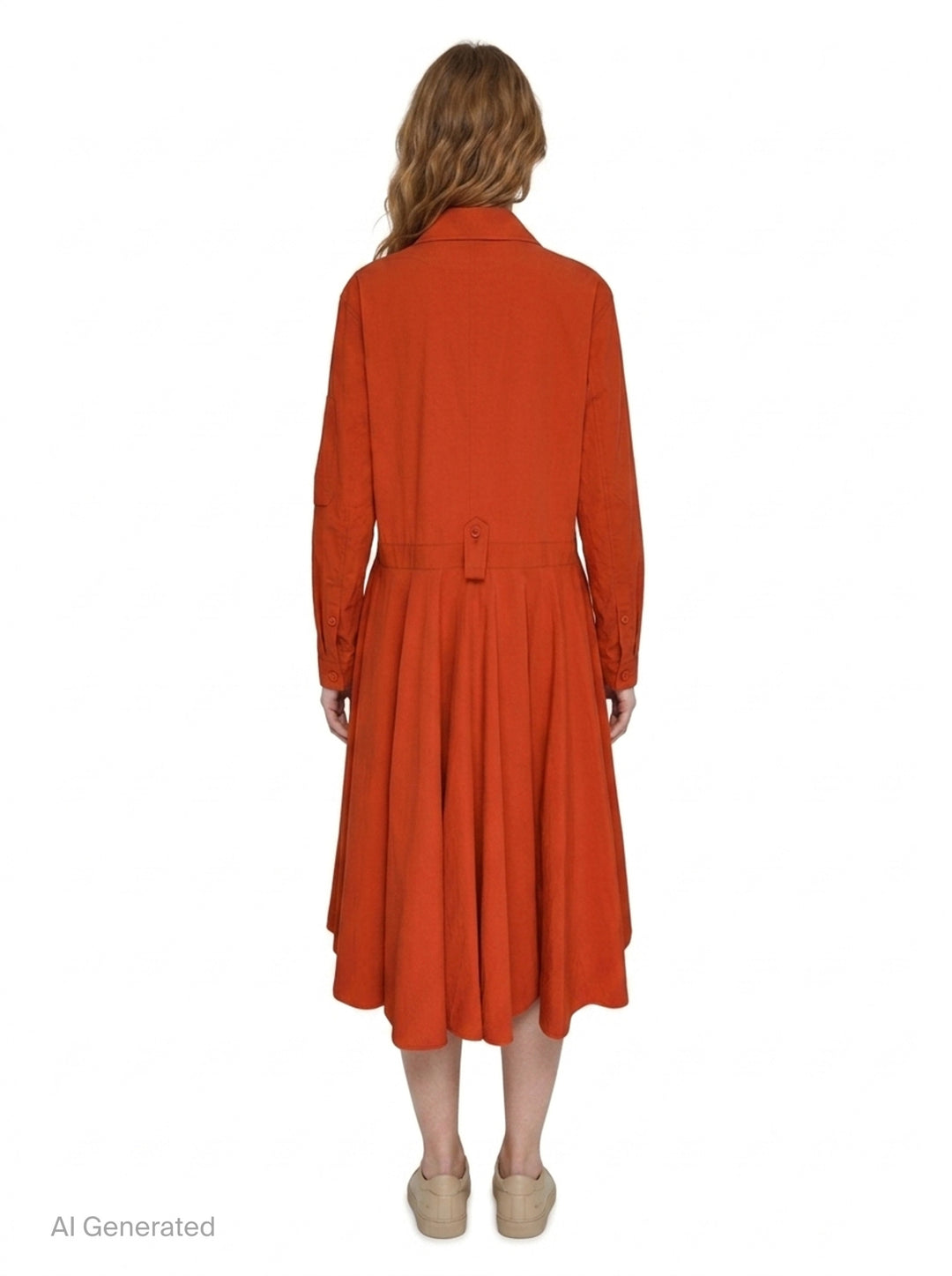 U-Flare Midi Dress | Y's | Club21 - back