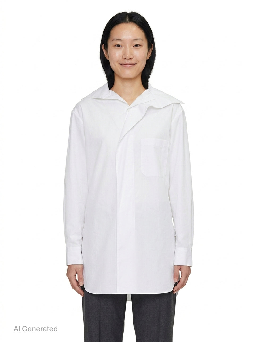 U-Sailor Collar Shirt | Y's | Club21 - front