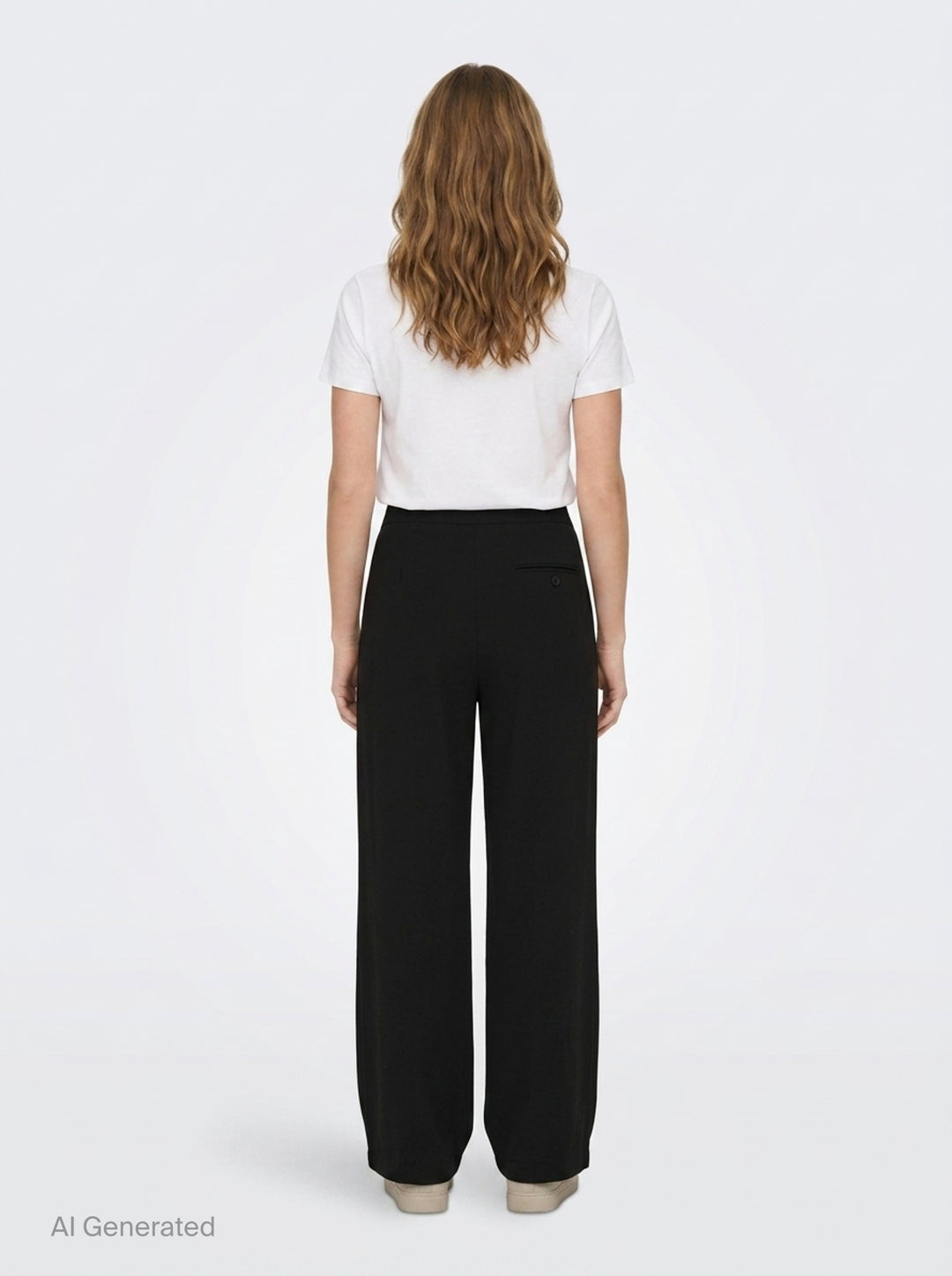 Wide Leg Drawstring Pants | Y's | Club21 - back