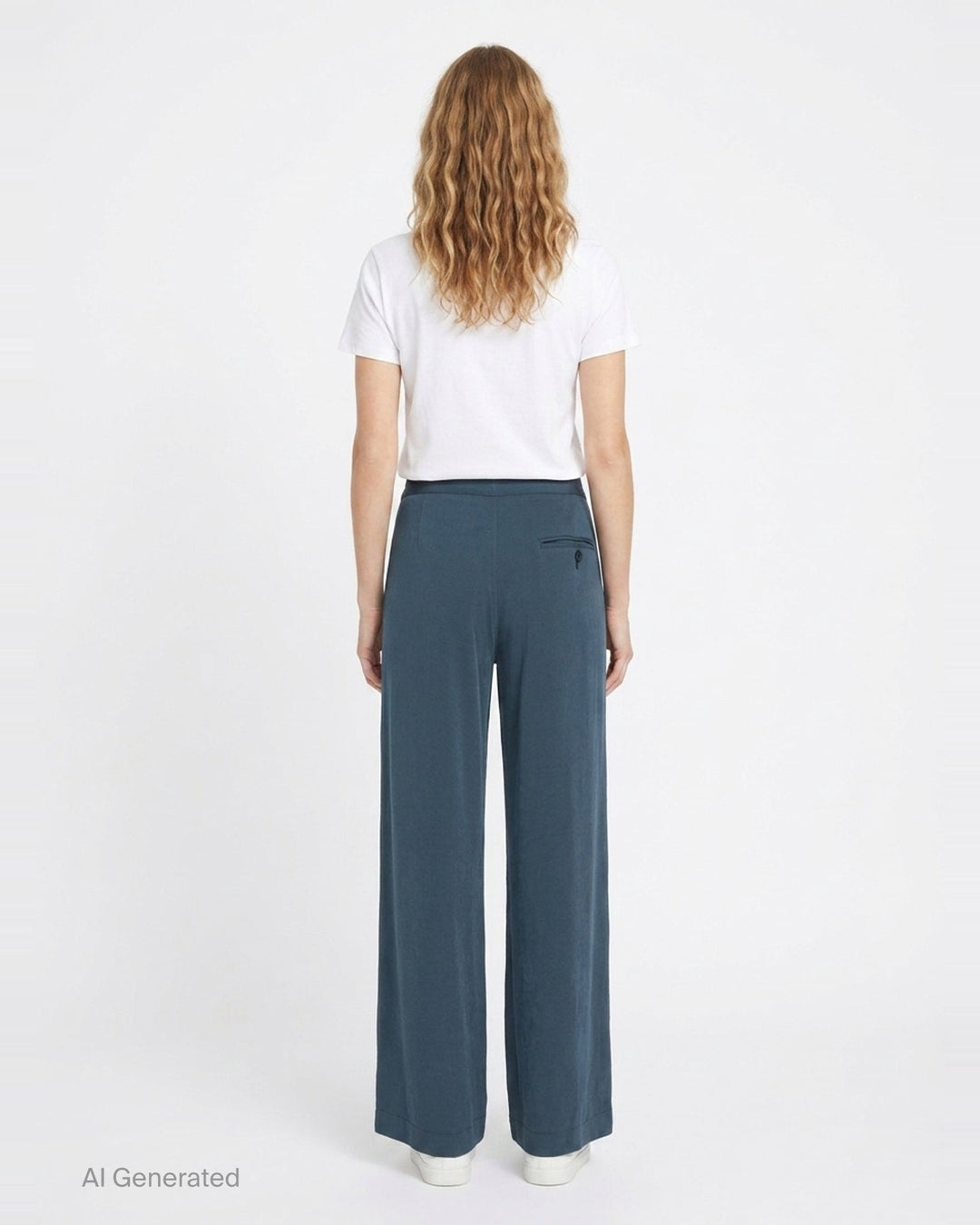 Wide Leg Drawstring Pants | Y's | Club21 - back