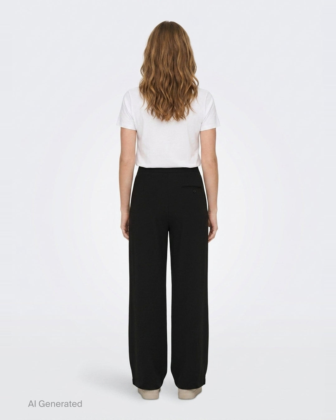 Wide Leg Drawstring Pants | Y's | Club21 - back