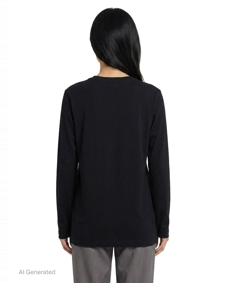 Cat Print Long Sleeve Tee | Yohji Yamamoto | Club21 - back