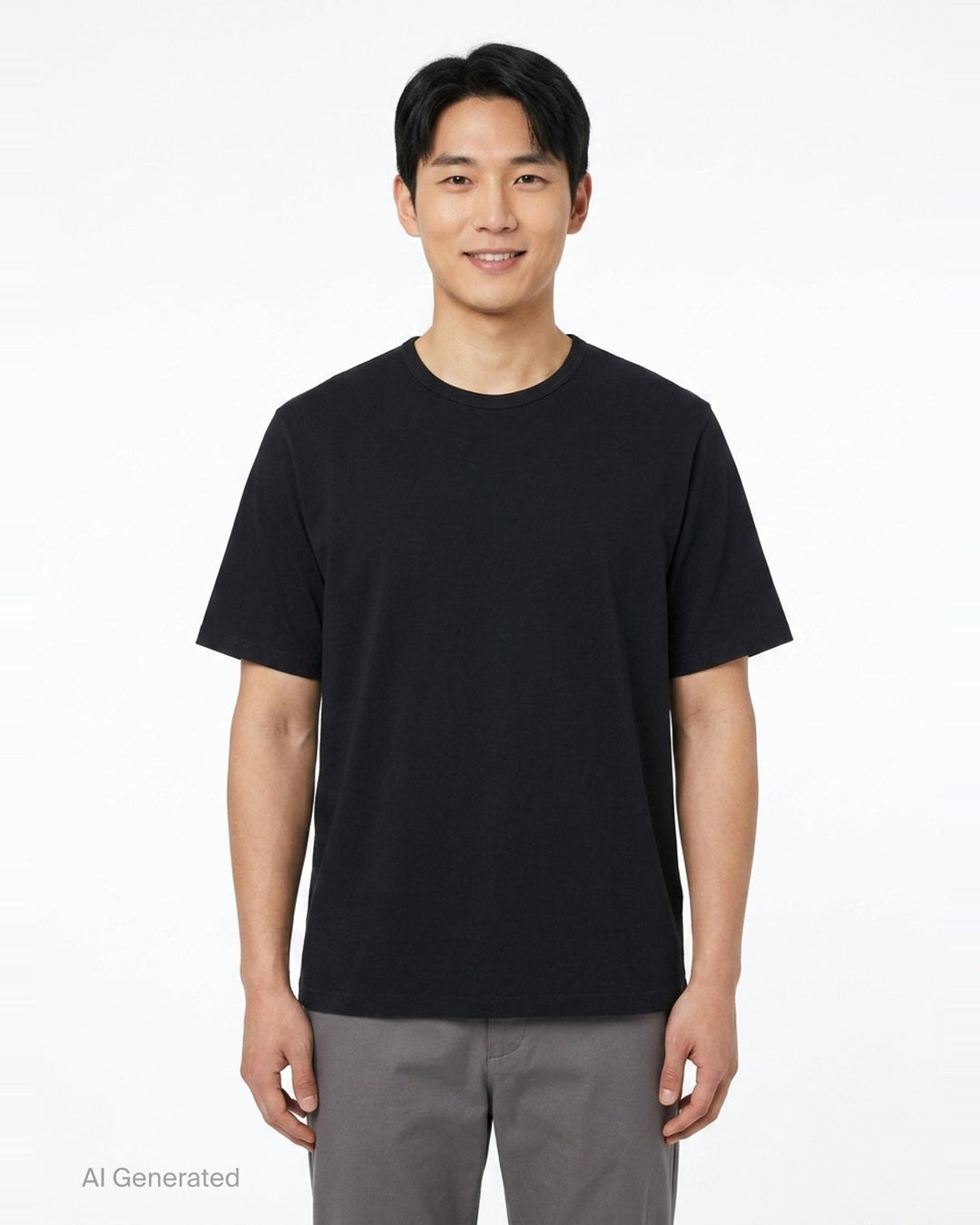 Round Neck Short Sleeve Tee | Yohji Yamamoto | Club21 - front