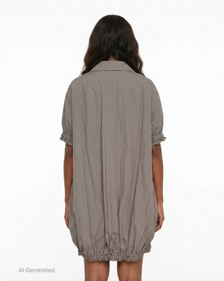 Short Sleeve Balloon Jacket | Yohji Yamamoto | Club21 - back