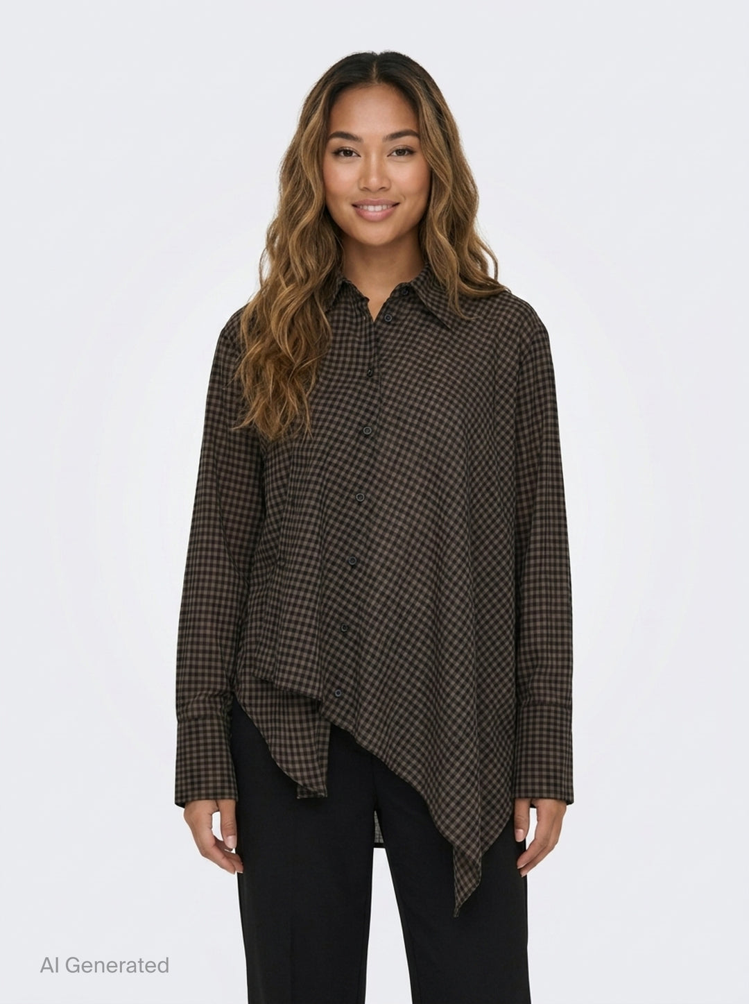 Unbalance Draped Blouse | Yohji Yamamoto | Club21 - front