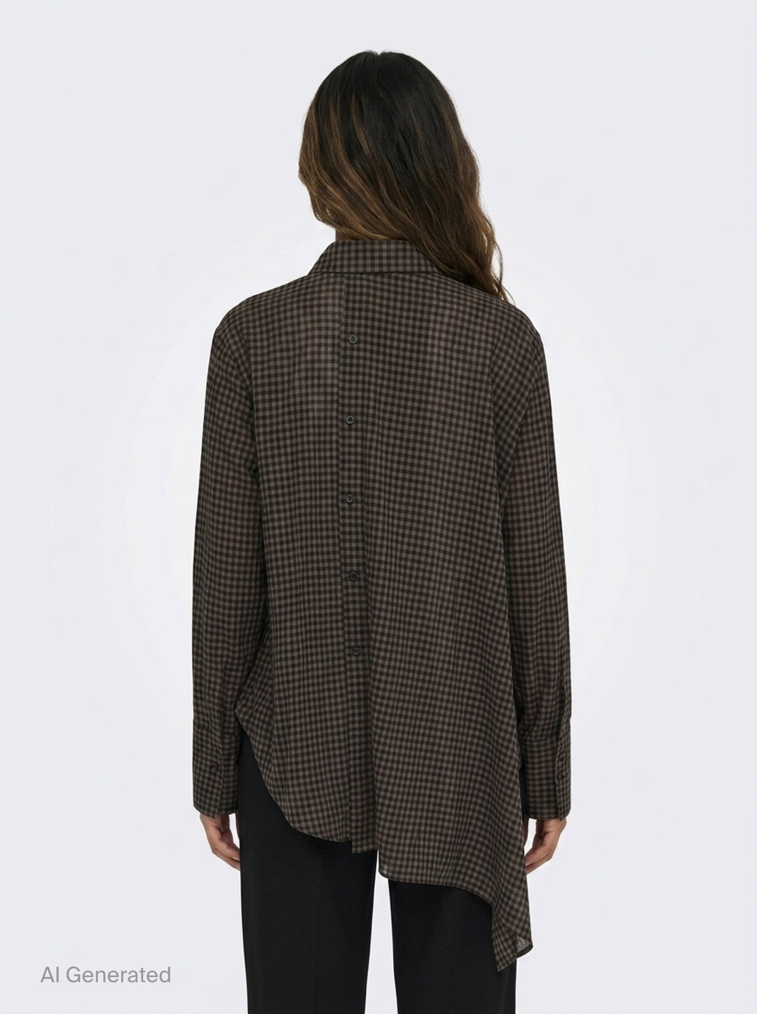 Unbalance Draped Blouse | Yohji Yamamoto | Club21 - back