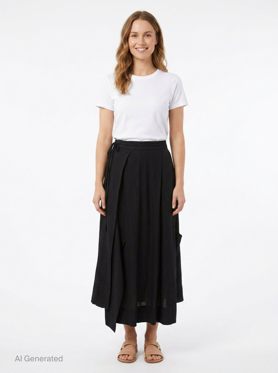 Unbalanced Tuck Skirt | Yohji Yamamoto | Club21 - front