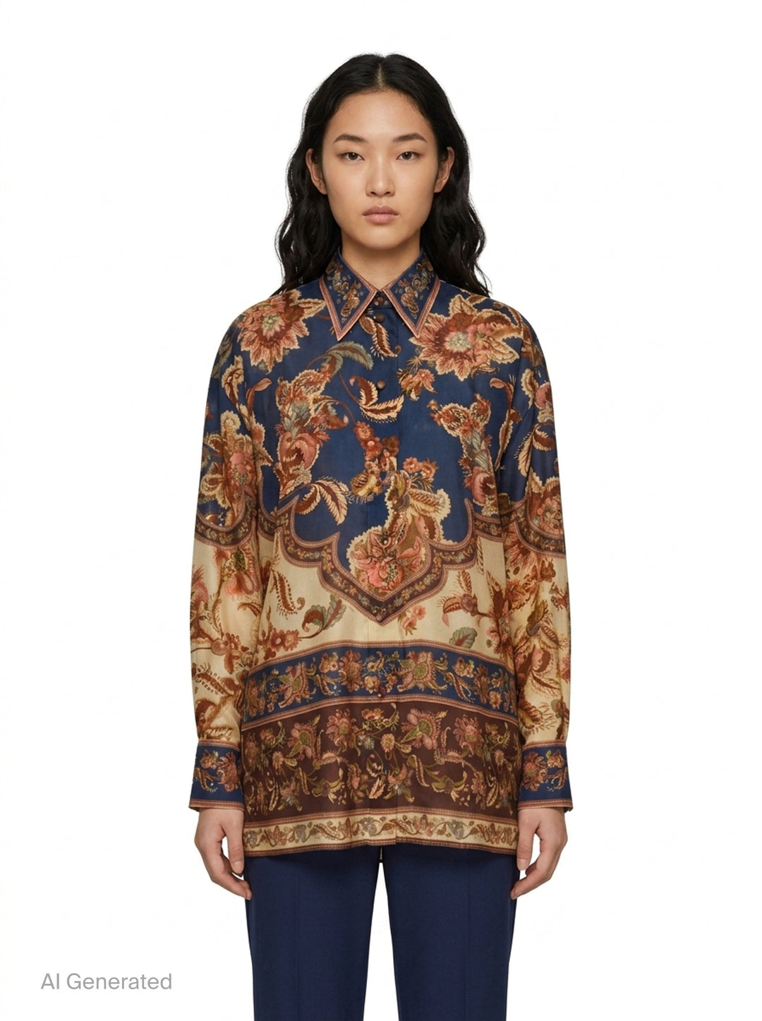 Aster Relaxed Shirt | Zimmermann | Club21 - front