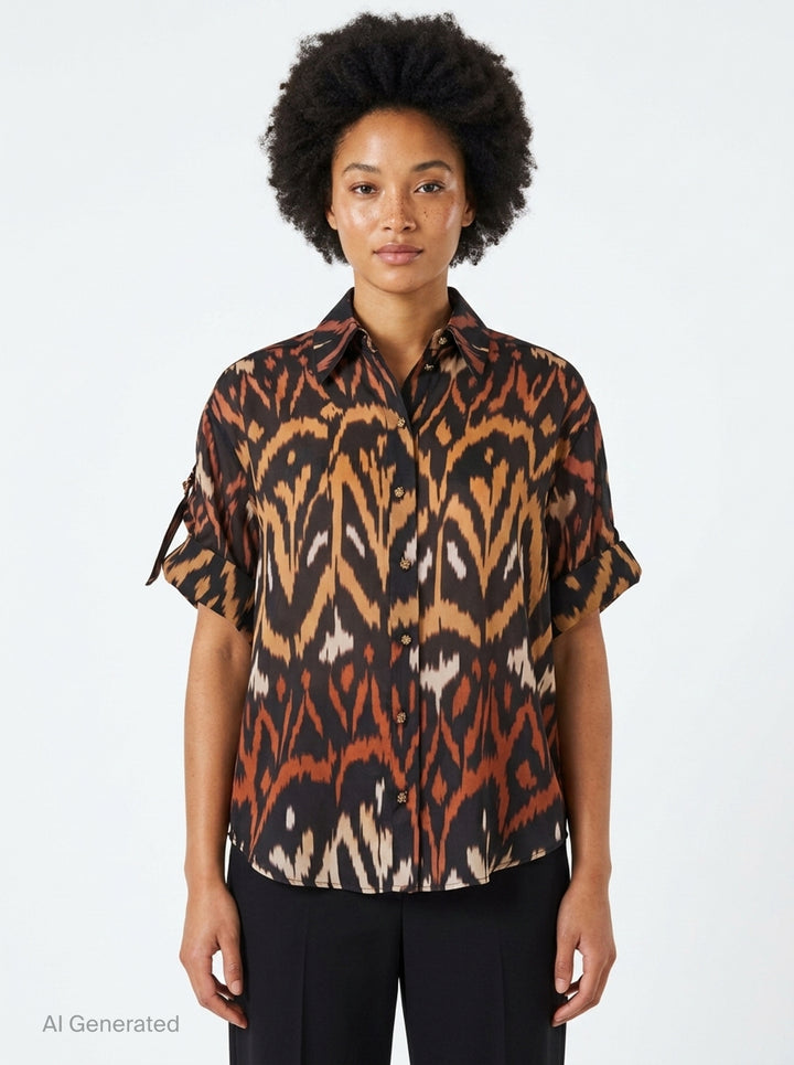 Aster Relaxed Shirt | Zimmermann | Club21 - front