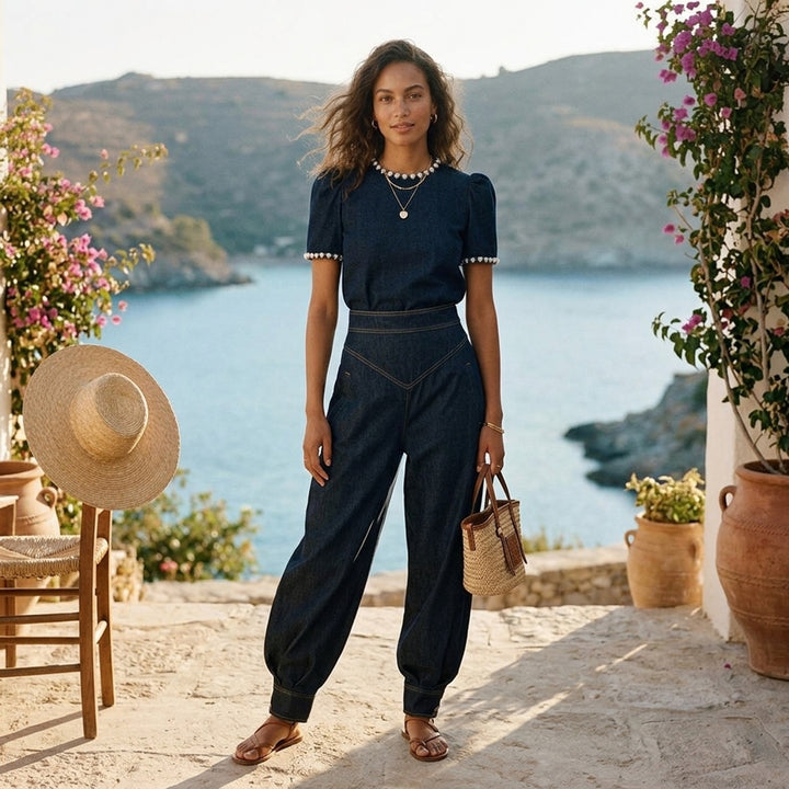 Denim Harem Pants | Zimmermann | Club21 - lifestyle
