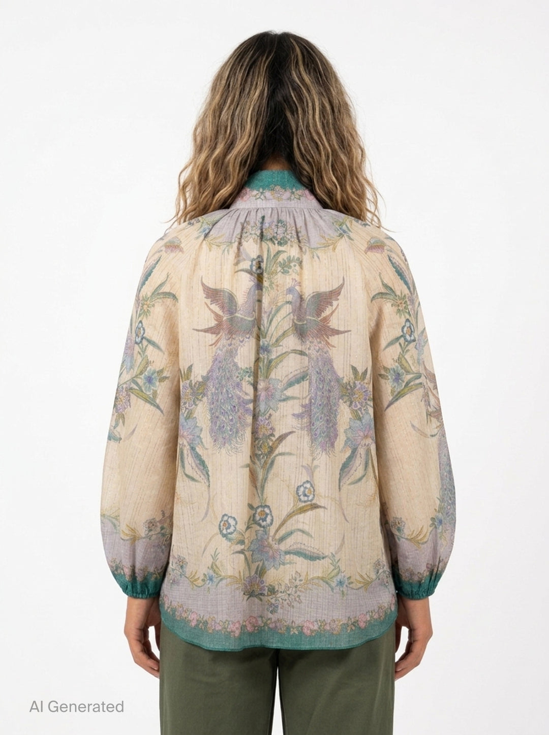 Indra Billow Blouse | Zimmermann | Club21 - back