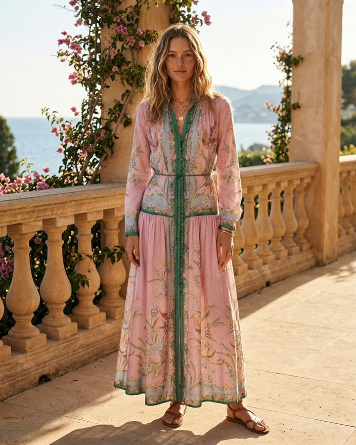 Indra Long Sleeve Maxi Dress | Zimmermann