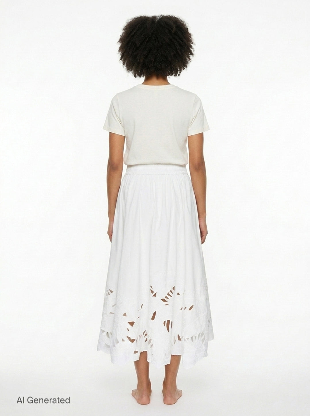 Mahon Embroidered Midi Skirt | Zimmermann | Club21 - back